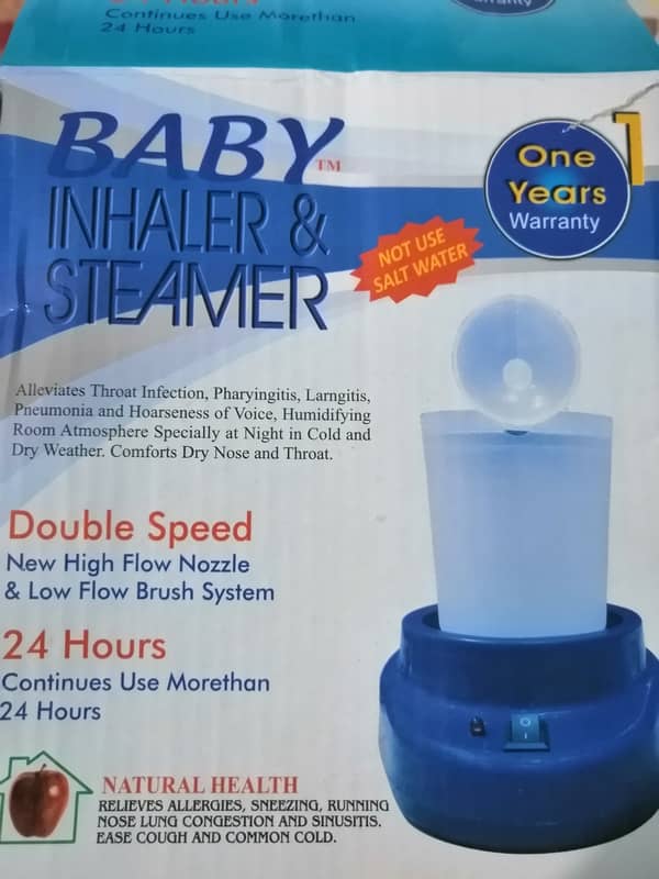 2 in 1, Facial Steamer & Inhaler Machine For block Nose and Facial Usage